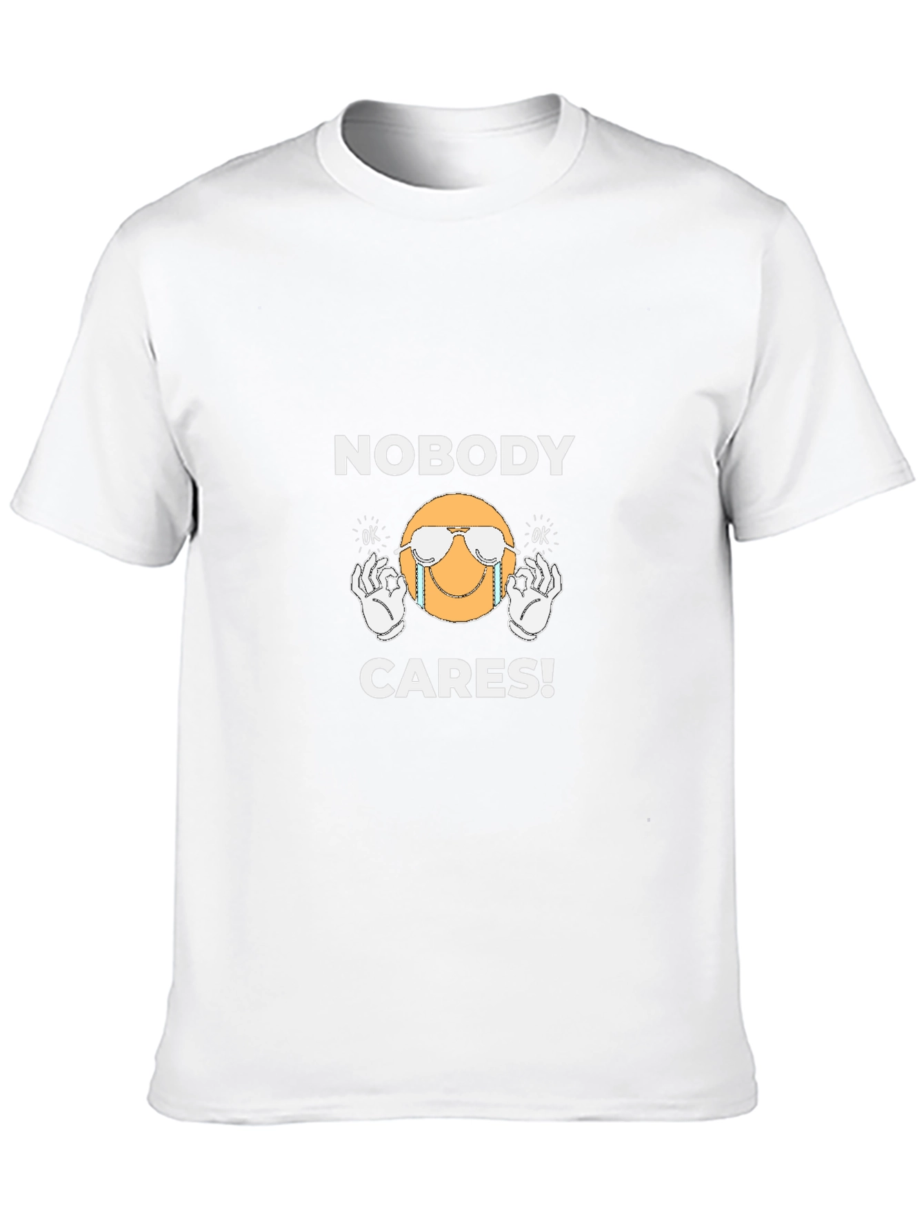 Nobody Cares T-Shirt - Funny Graphic Tee