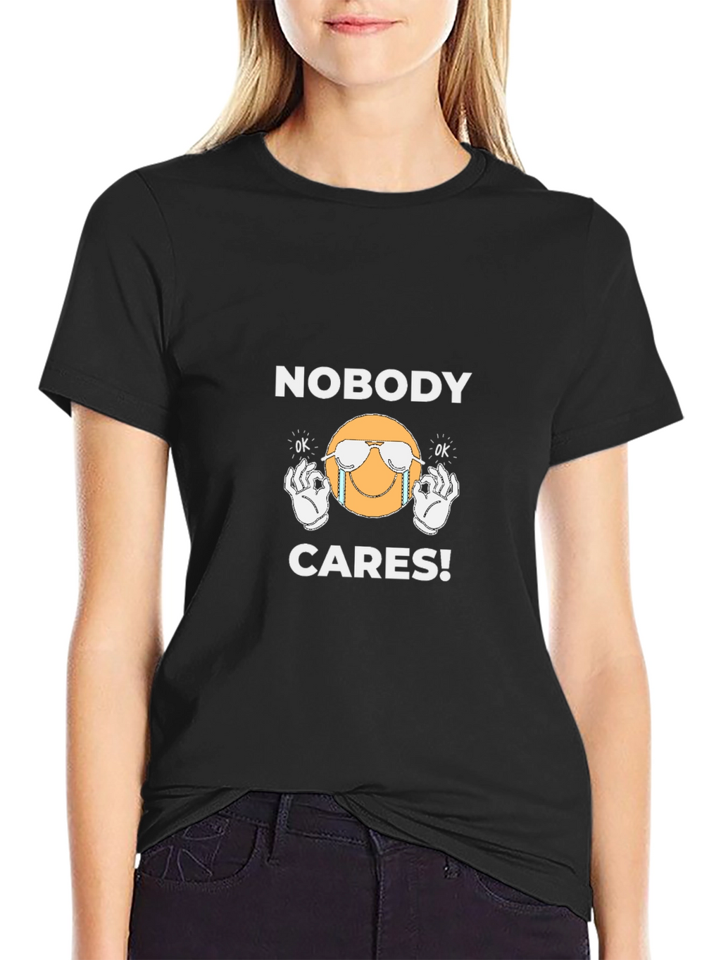 Nobody Cares T-Shirt - Funny Graphic Tee