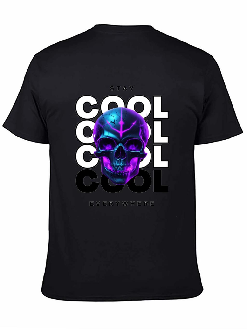 Stay Cool Skull Graphic T-Shirt
