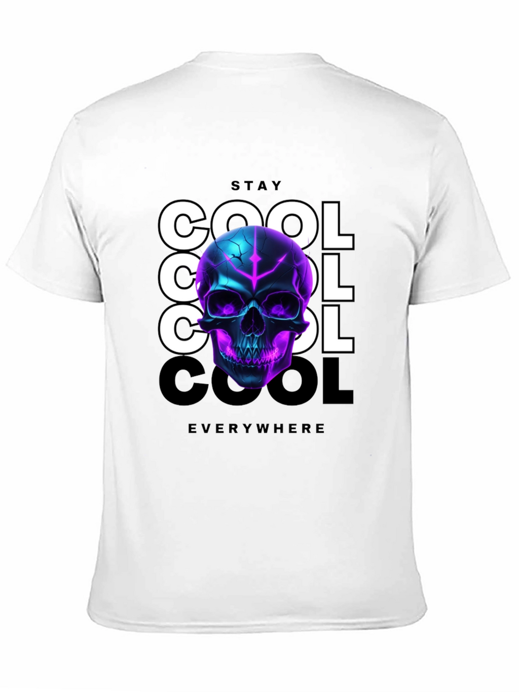Stay Cool Skull Graphic T-Shirt