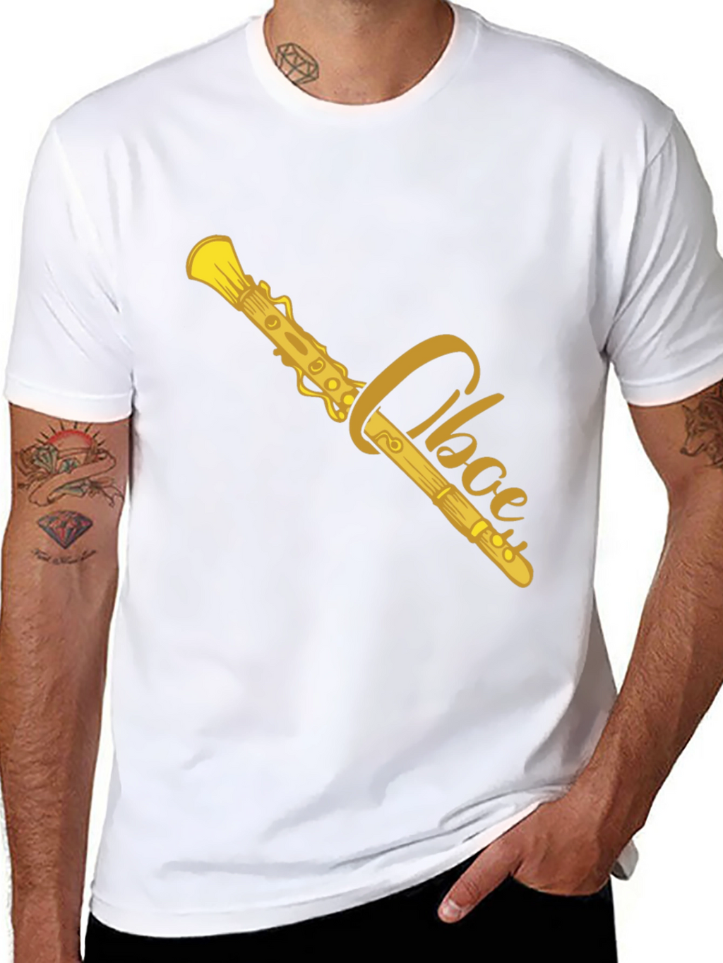 Oboe Graphic T-Shirt - Musicians Tee