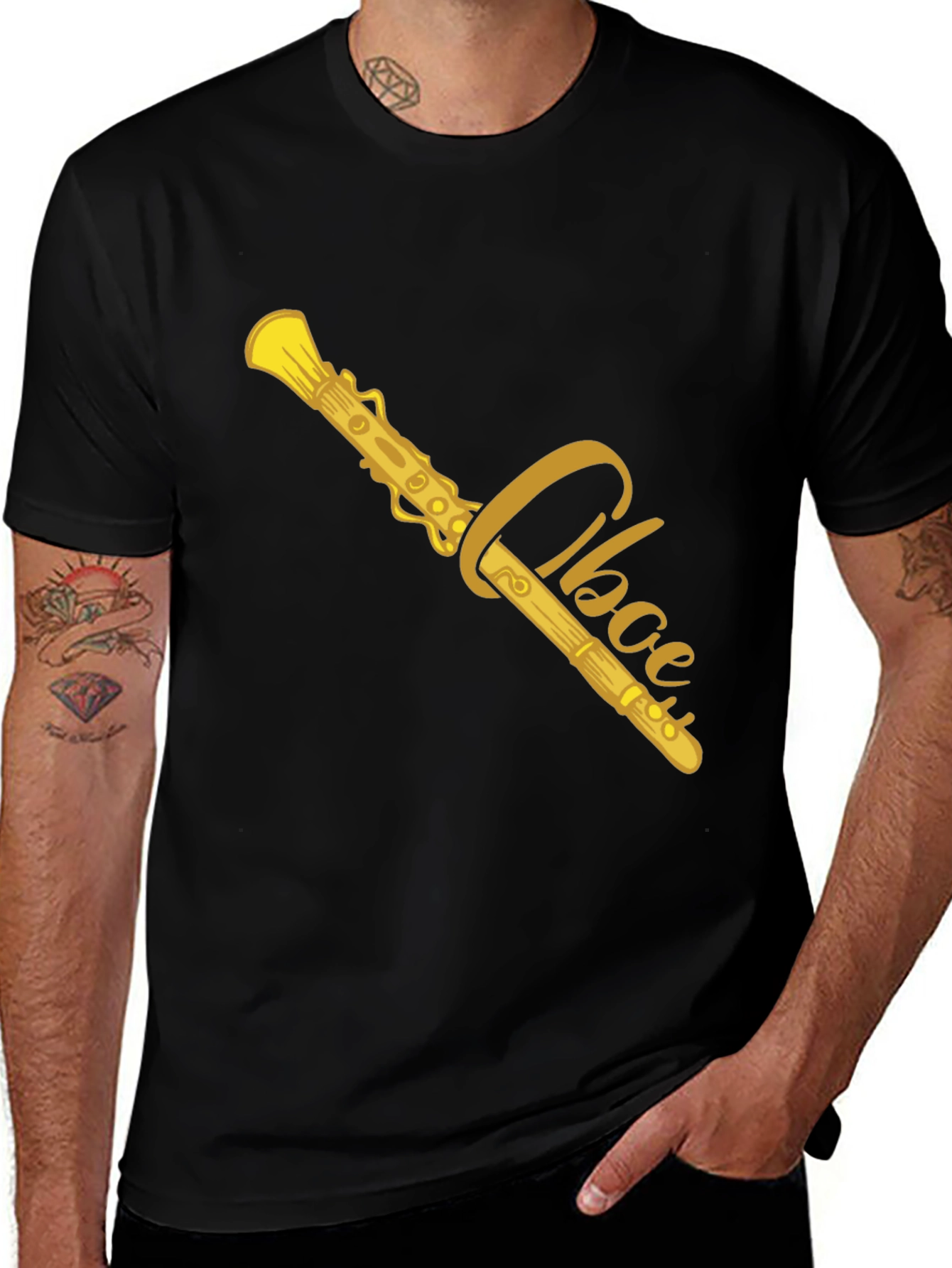 Oboe Graphic T-Shirt - Musicians Tee