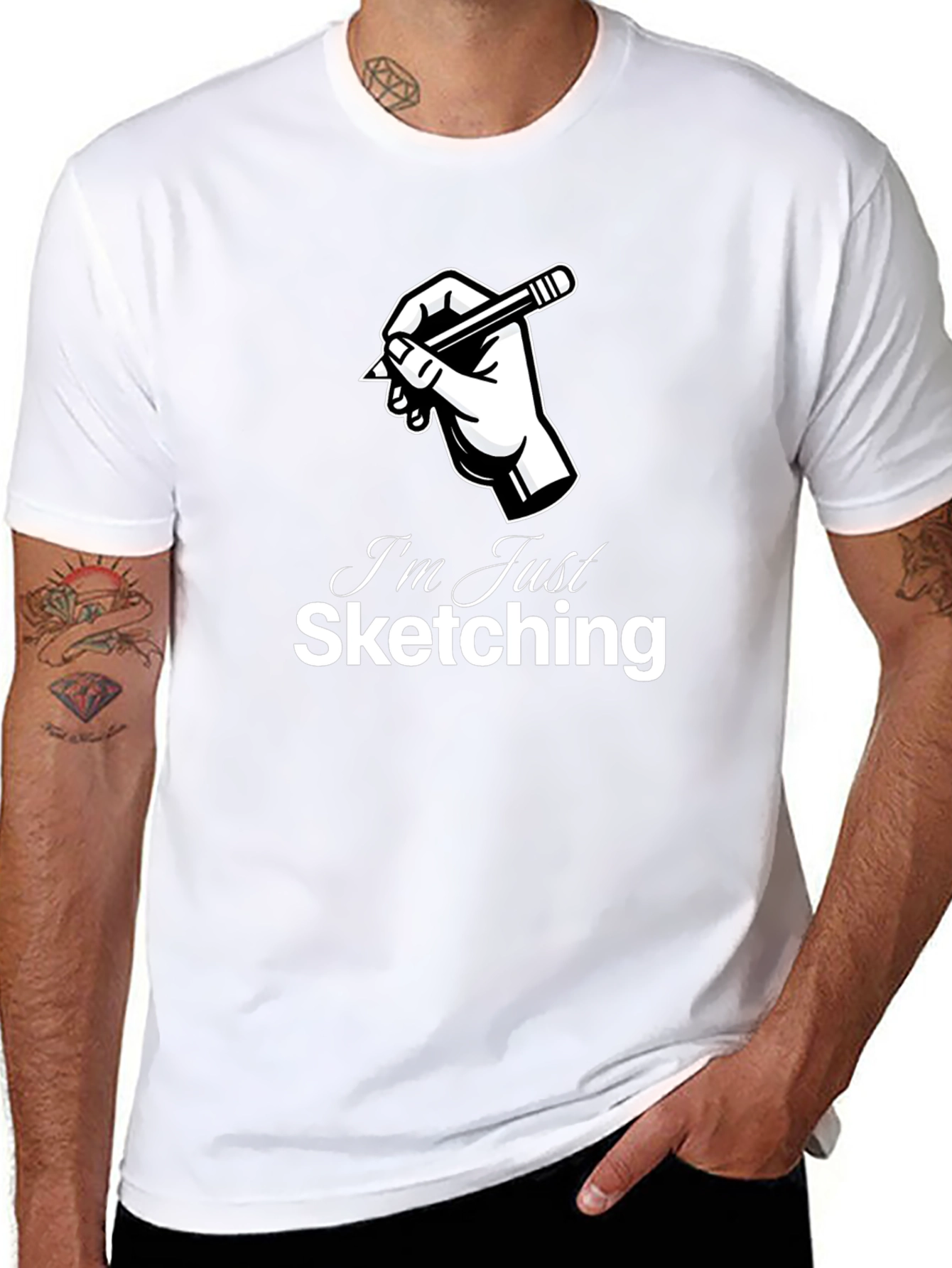 Just Sketching T-Shirt - Artist Graphic Tee