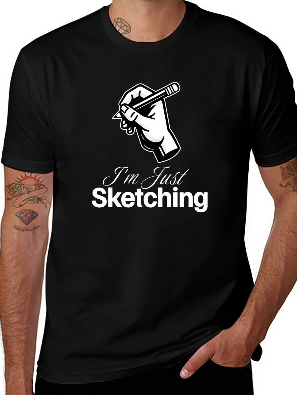 Just Sketching T-Shirt - Artist Graphic Tee