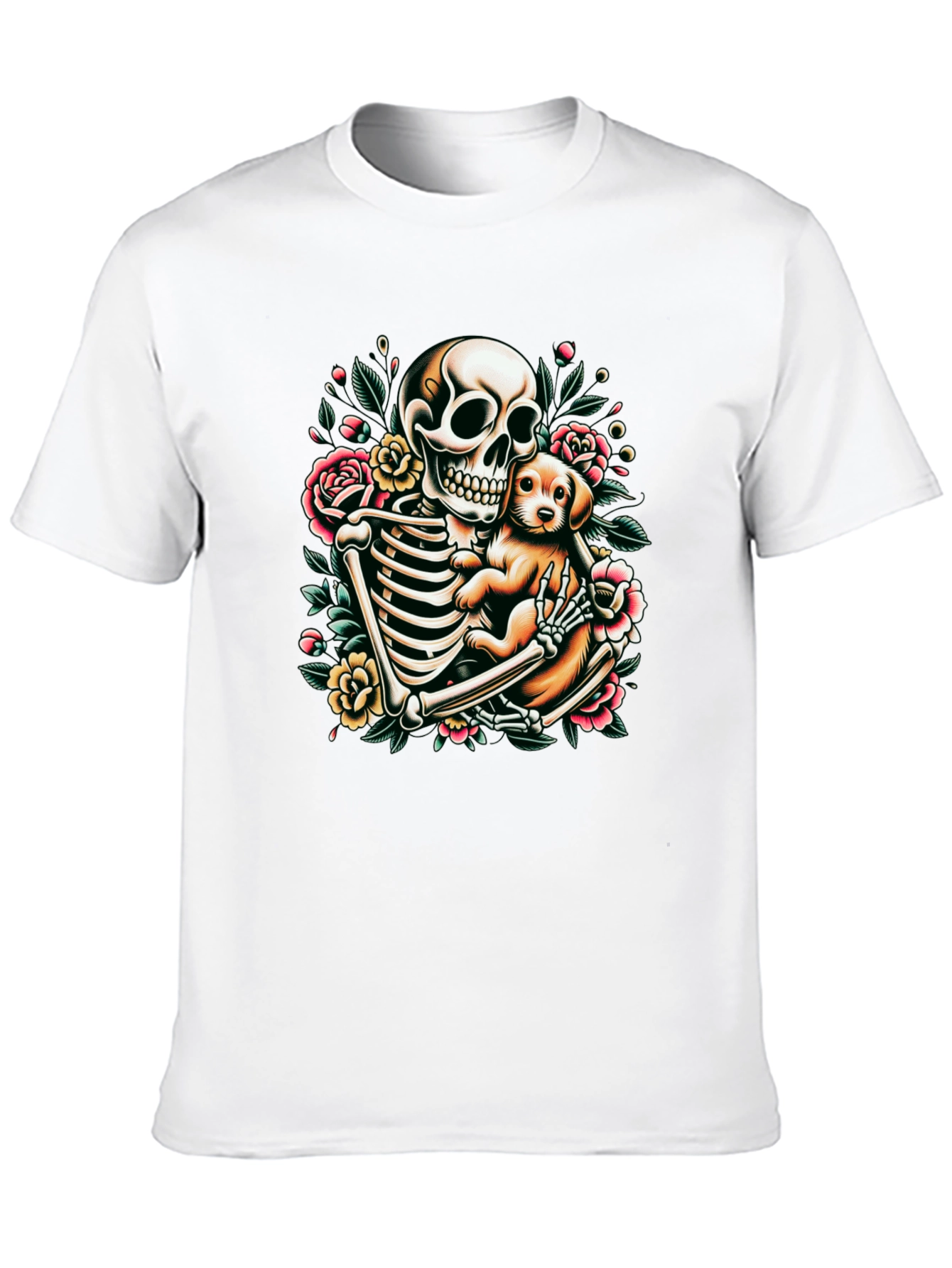 Skeleton Dog Lover Graphic Tee