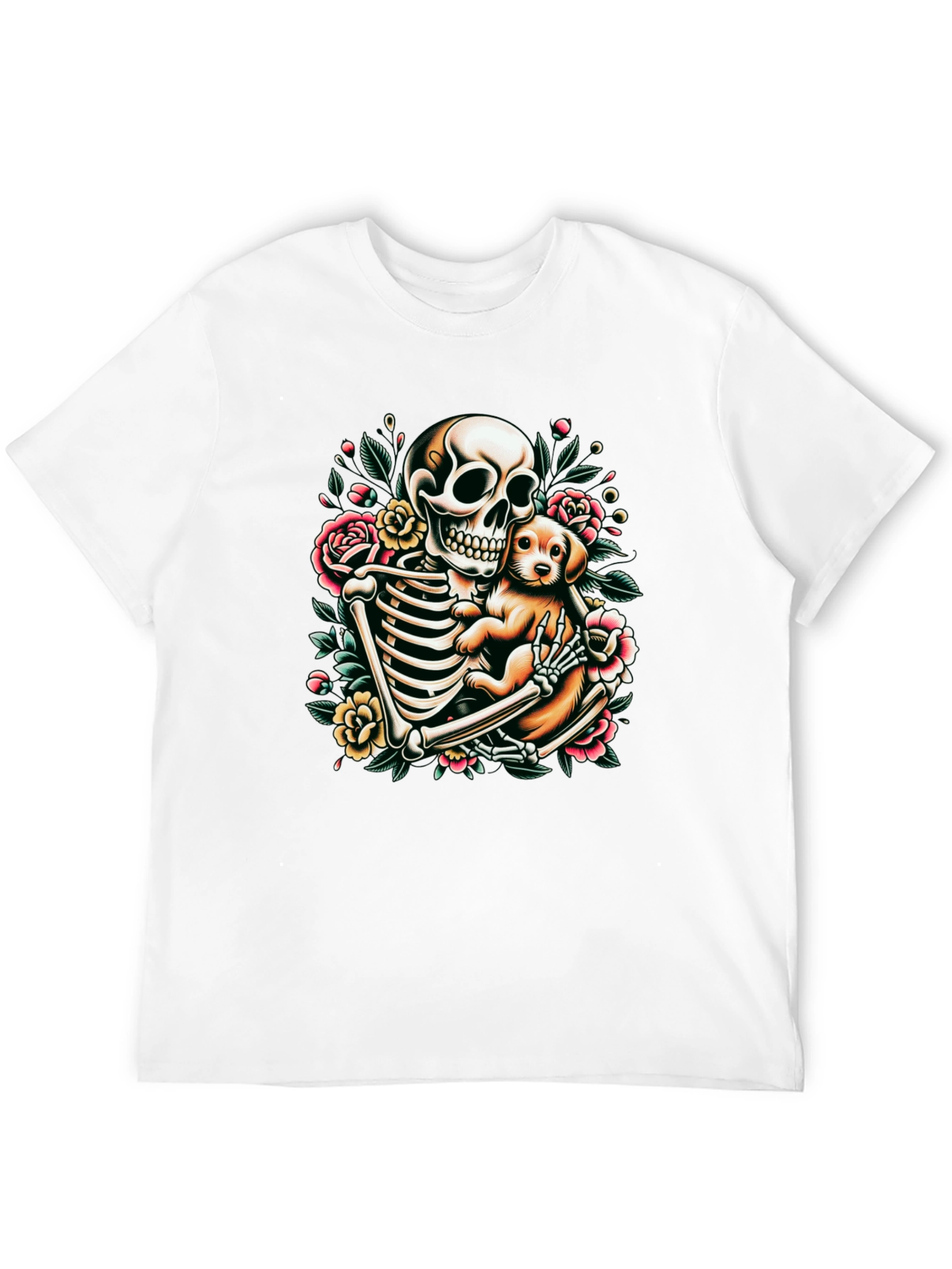 Skeleton Dog Lover Graphic Tee