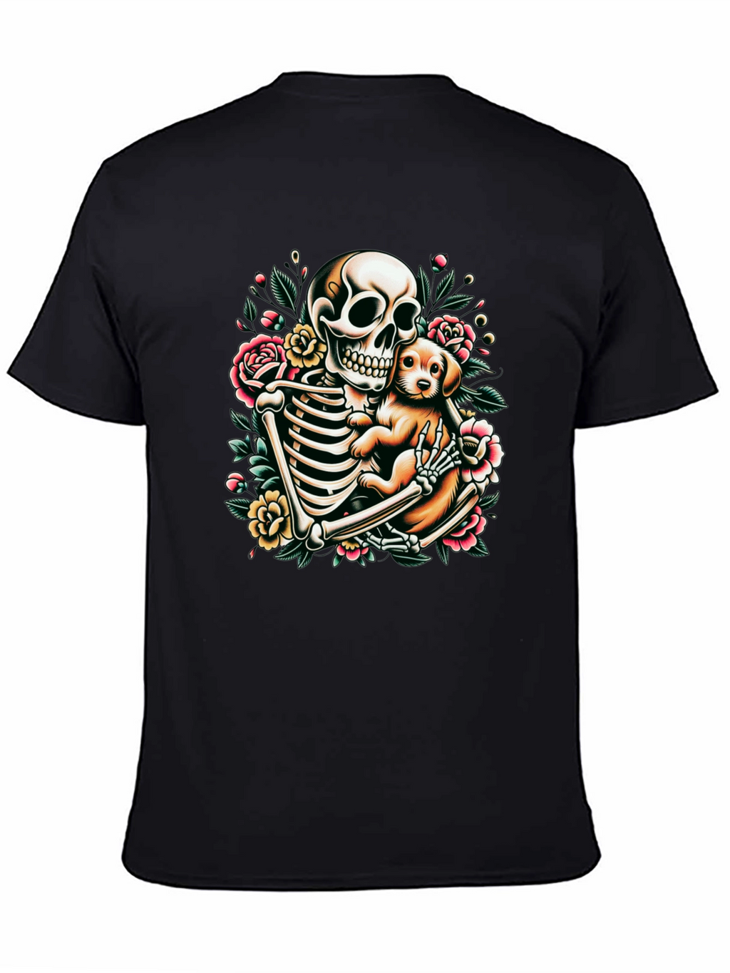 Skeleton Dog Lover Graphic Tee