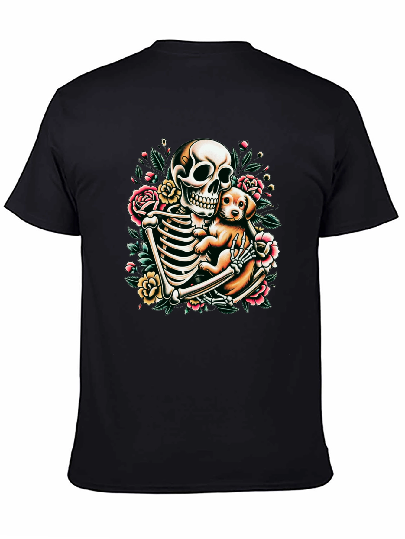 Skeleton Dog Lover Graphic Tee