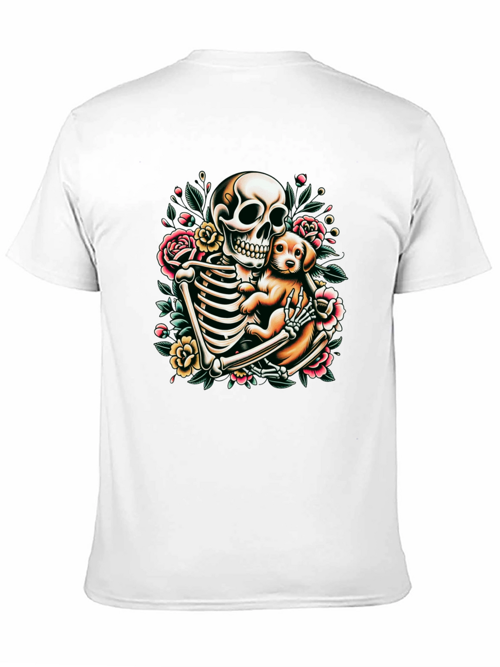 Skeleton Dog Lover Graphic Tee
