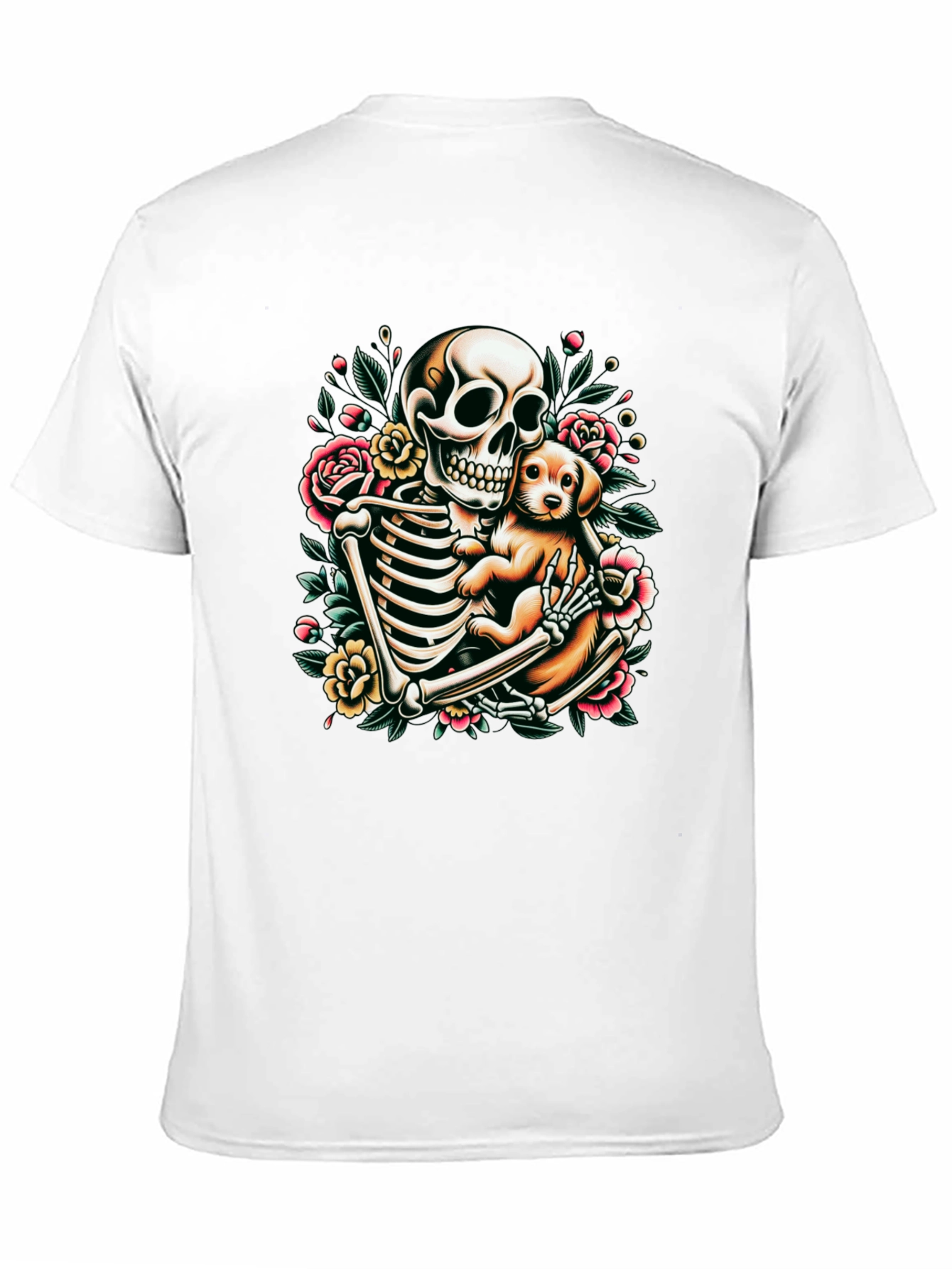 Skeleton Dog Lover Graphic Tee