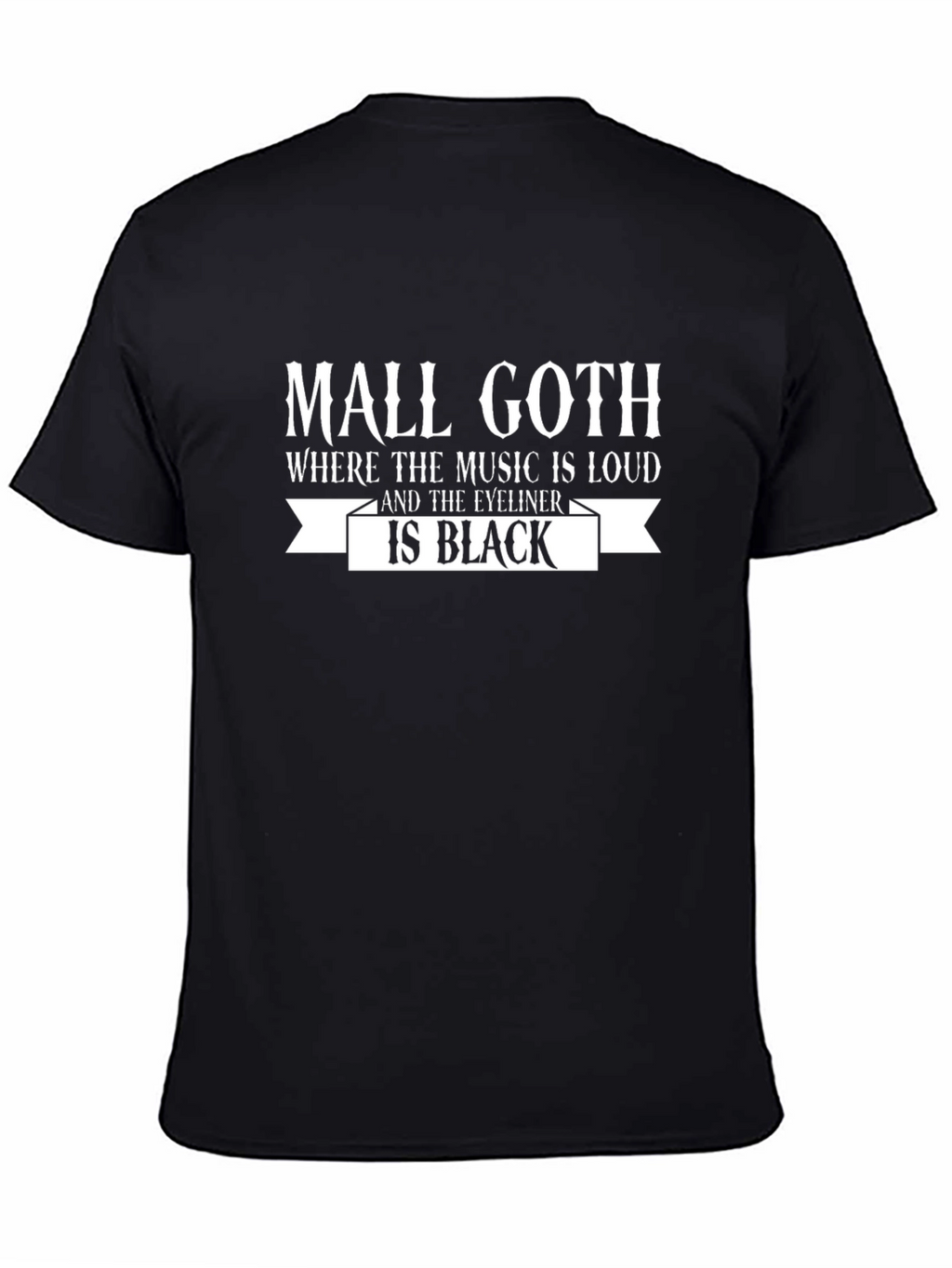 Mall Goth Black Graphic Tee