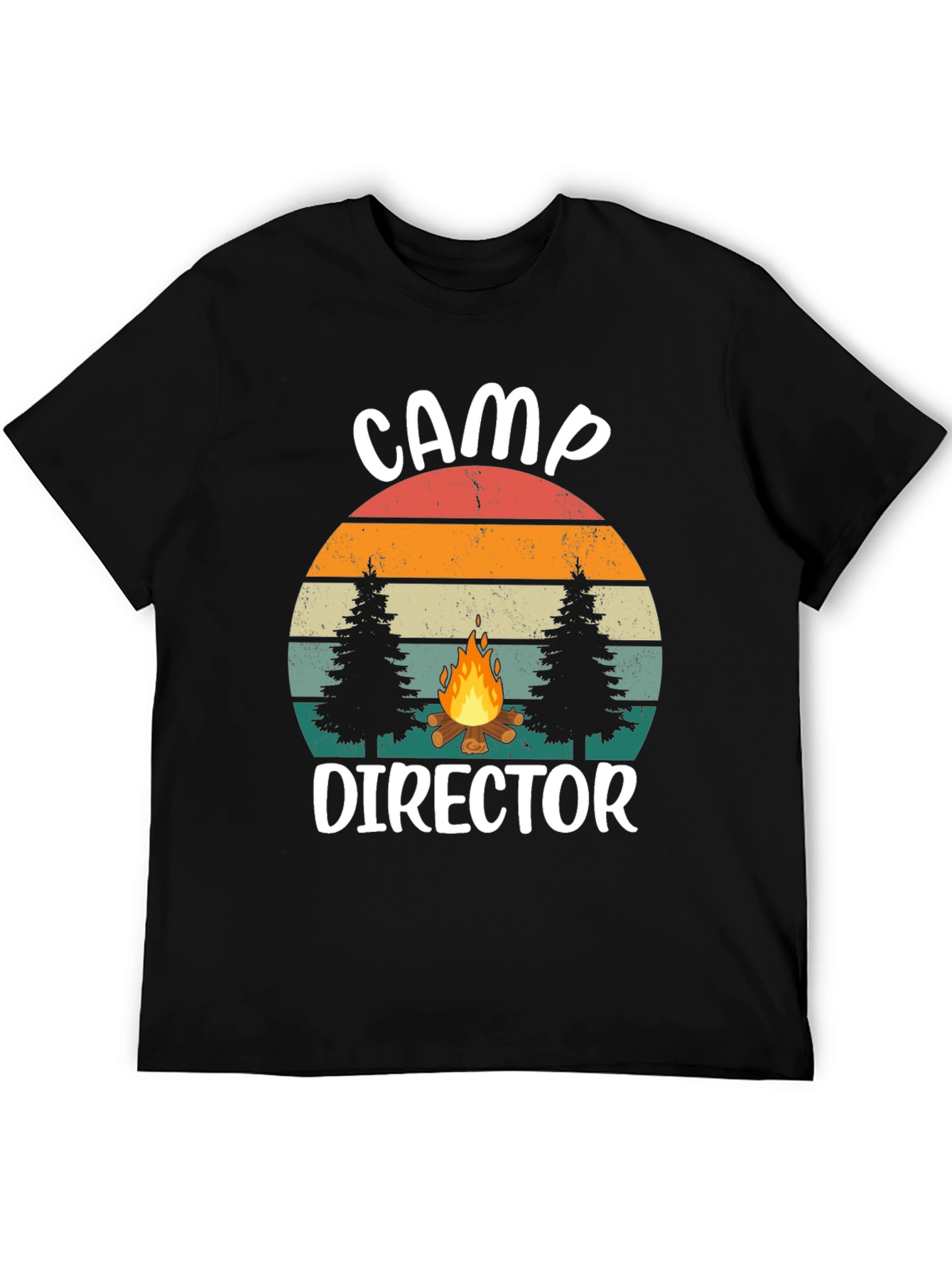 Camp Director Graphic Tee - Retro Camping Shirt