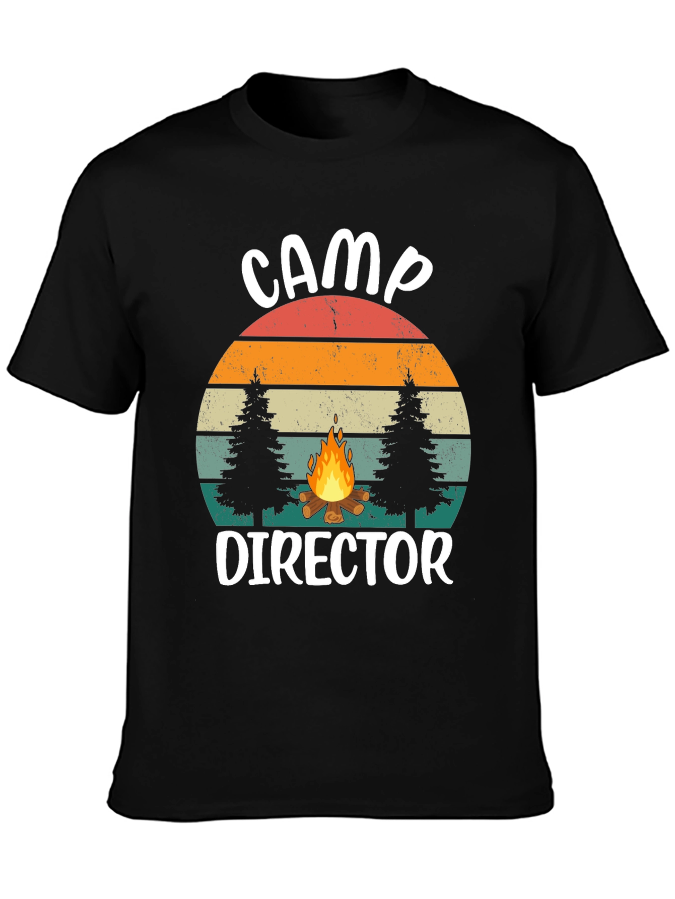 Camp Director Graphic Tee - Retro Camping Shirt