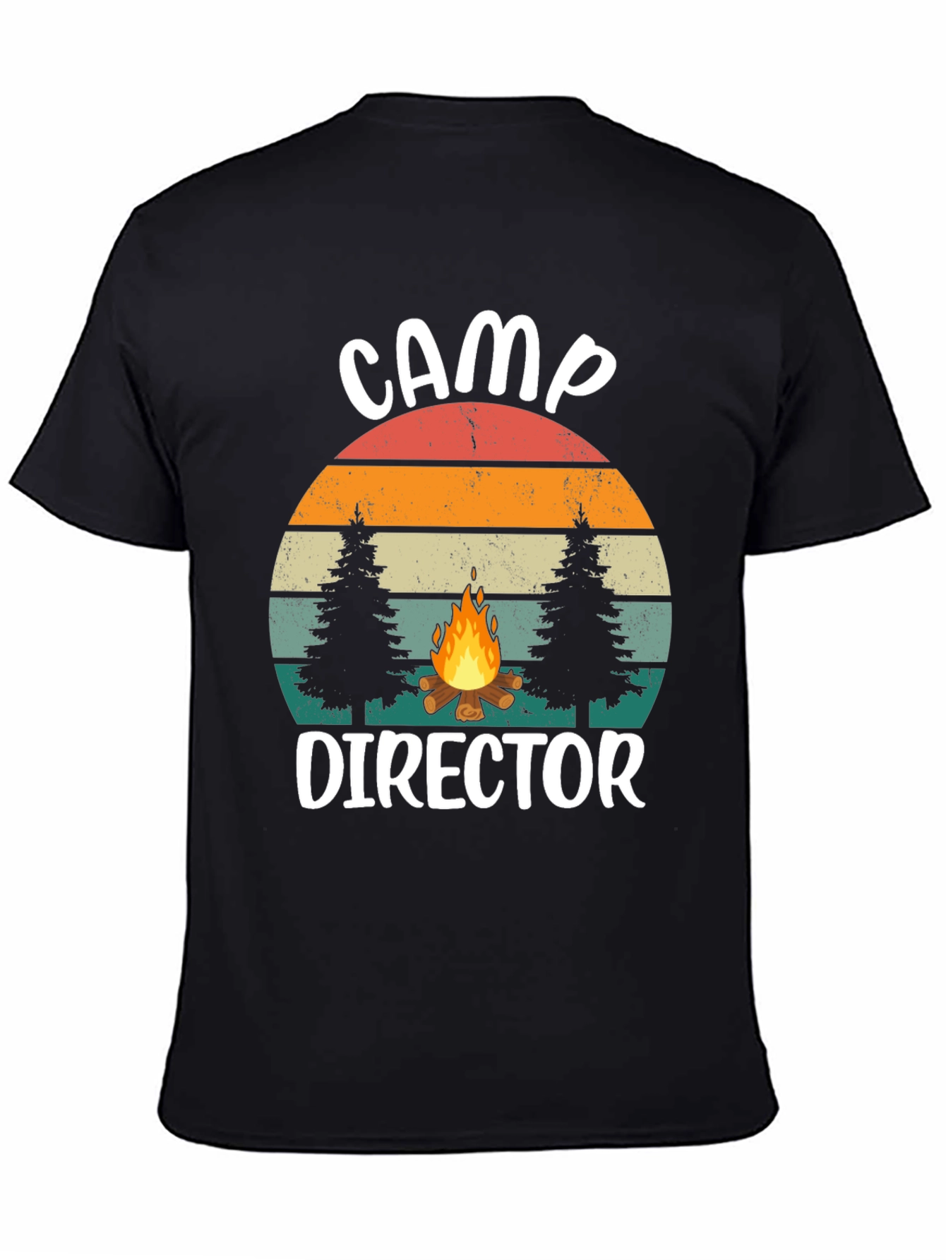 Camp Director Graphic Tee - Retro Camping Shirt