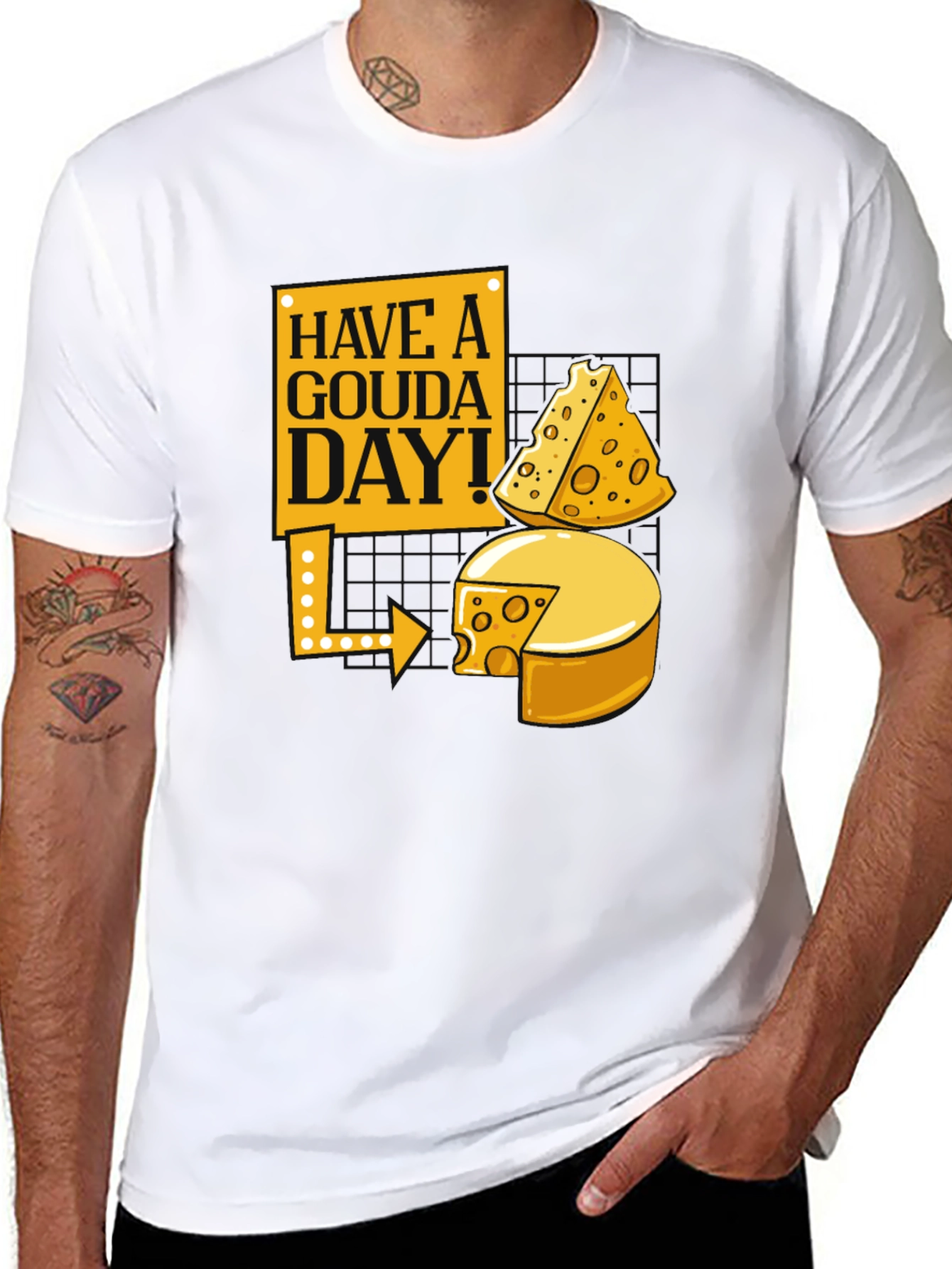 Have a Gouda Day! Cheese Lover Graphic Tee
