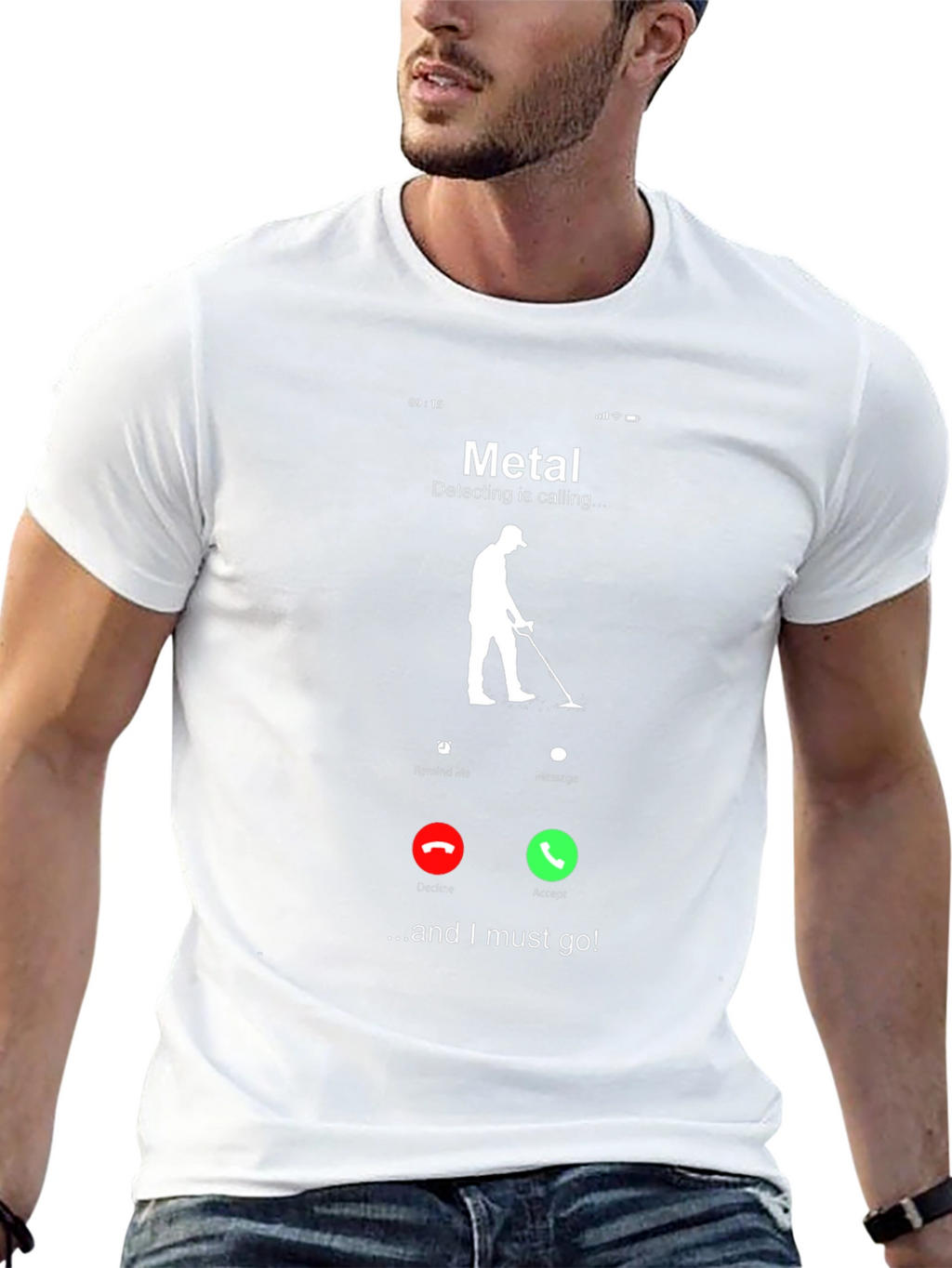 Metal Detecting Calling T-Shirt - Detectorist Gift