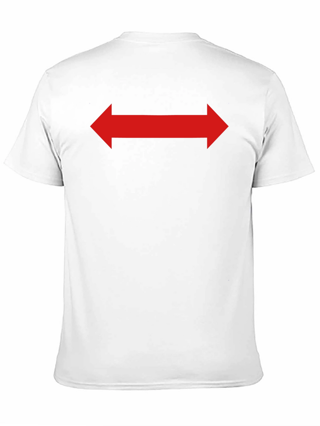 Red Arrow Graphic Tee - Black Cotton Shirt