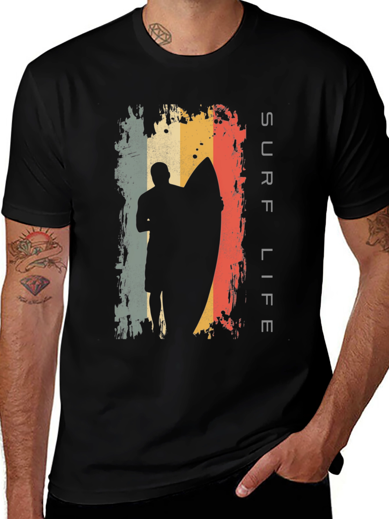Retro Surf Life Graphic Tee