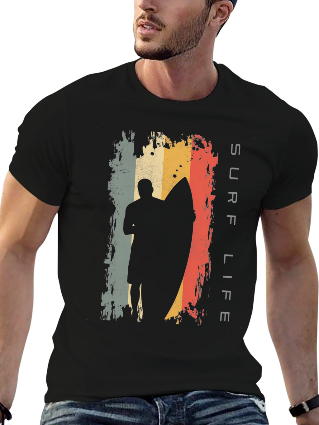 Retro Surf Life Graphic Tee