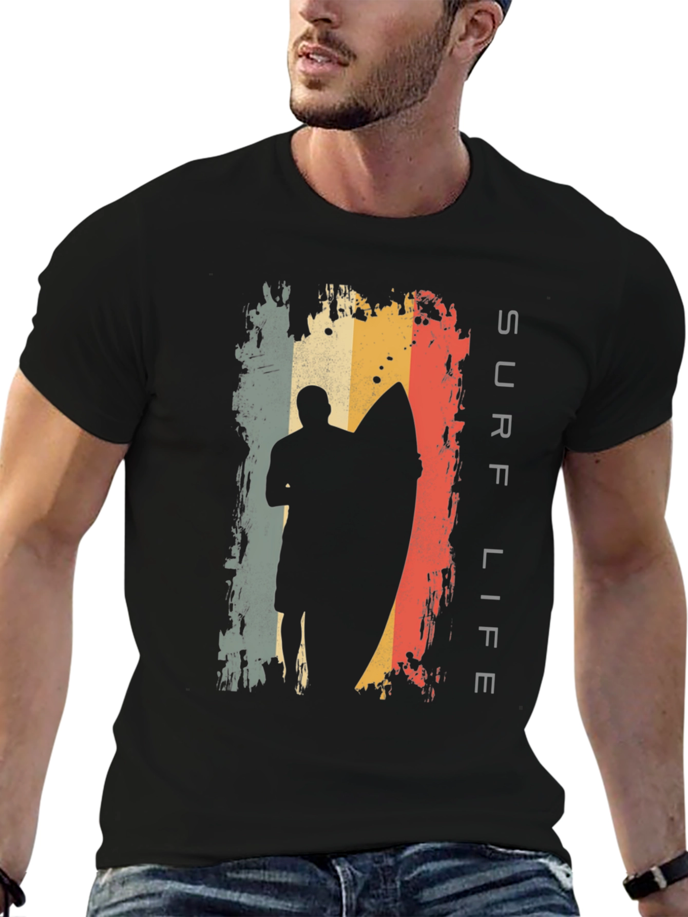 Retro Surf Life Graphic Tee