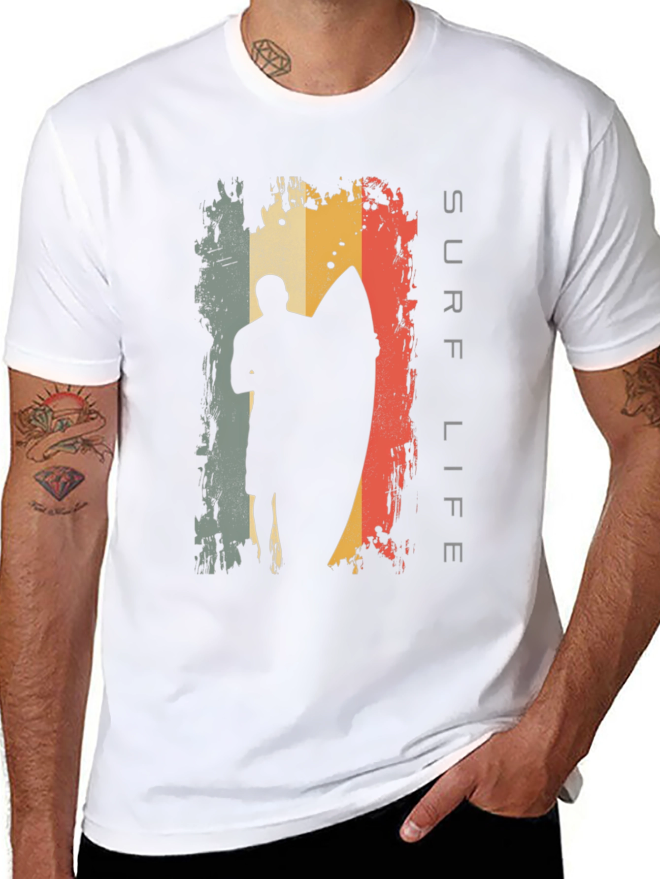 Retro Surf Life Graphic Tee