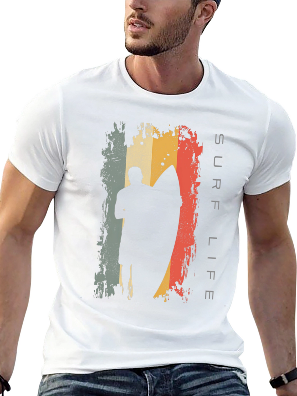 Retro Surf Life Graphic Tee