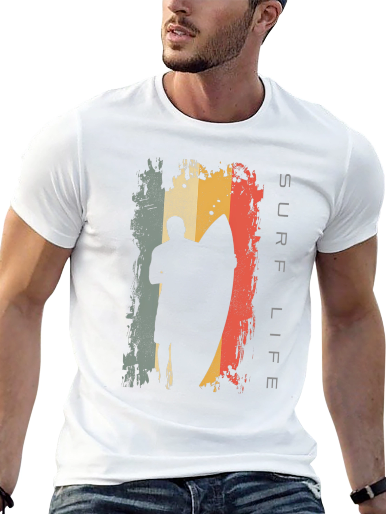 Retro Surf Life Graphic Tee