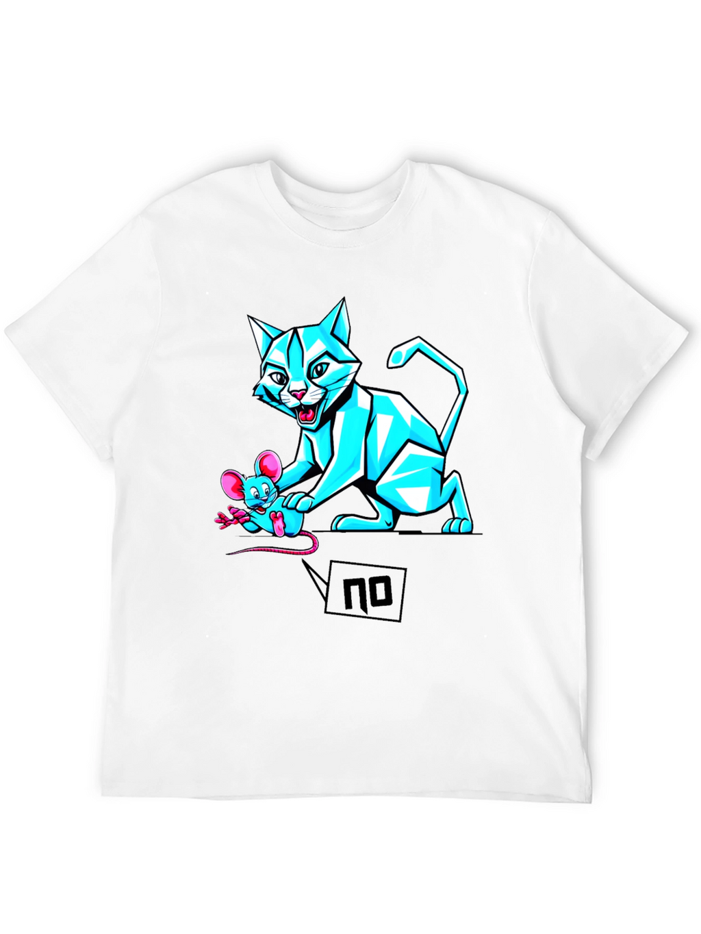 Cat and Mouse Graphic Tee