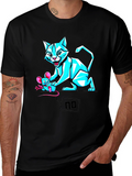 Cat and Mouse Graphic Tee