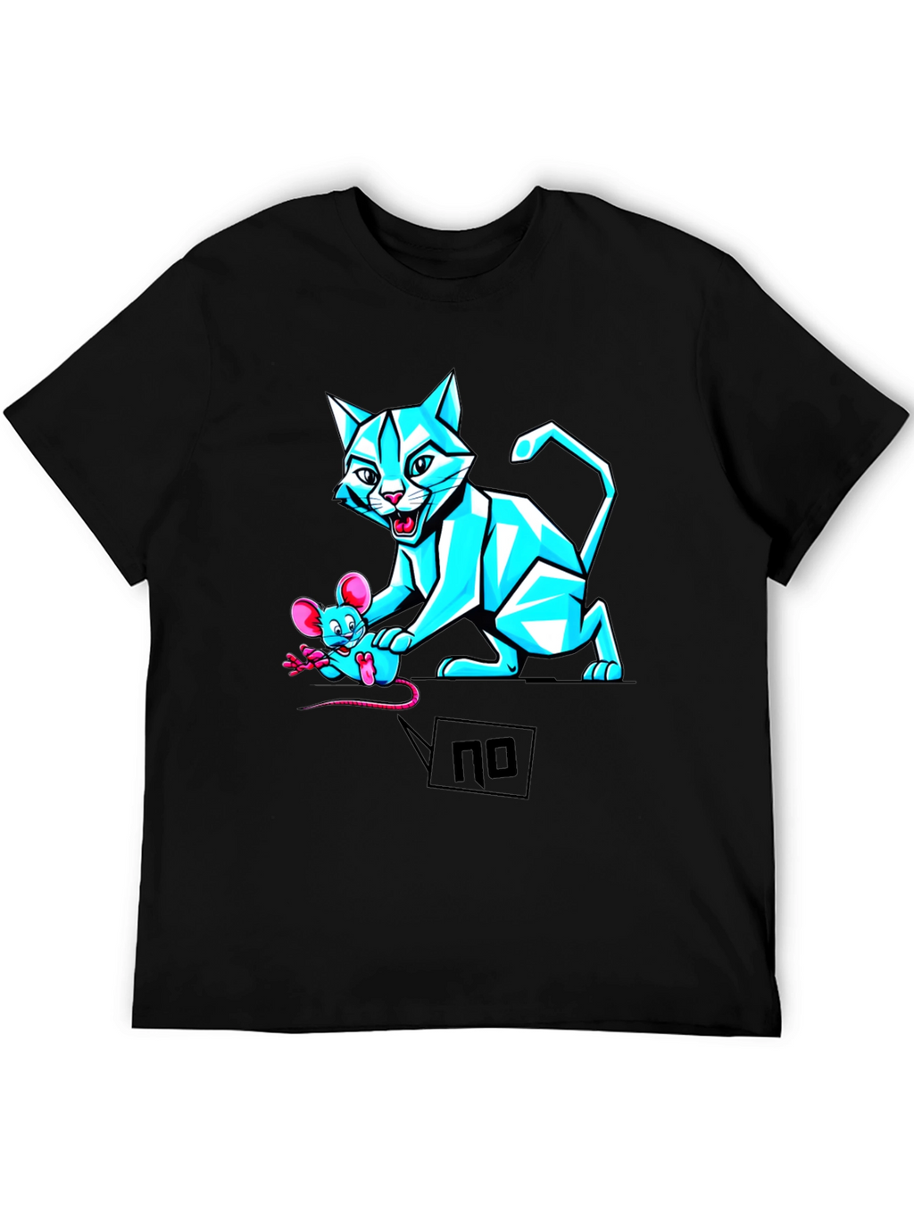 Cat and Mouse Graphic Tee
