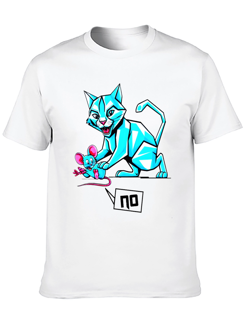 Cat and Mouse Graphic Tee