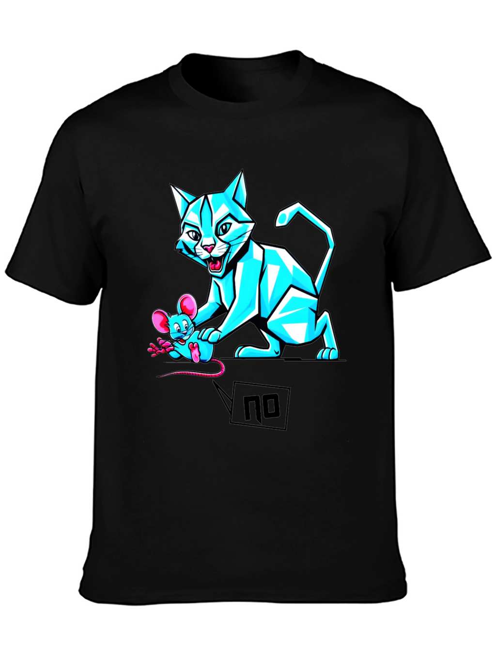 Cat and Mouse Graphic Tee