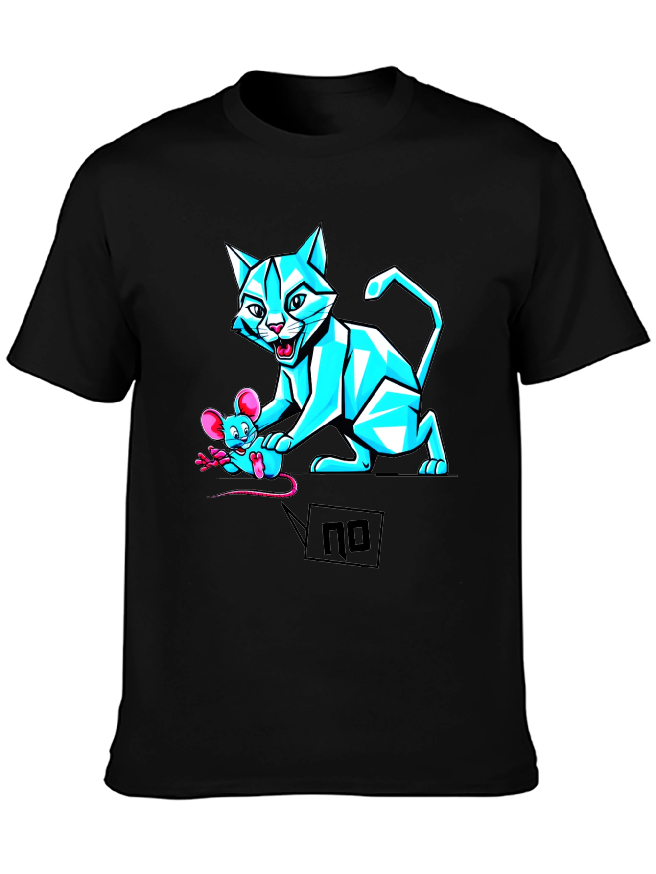 Cat and Mouse Graphic Tee