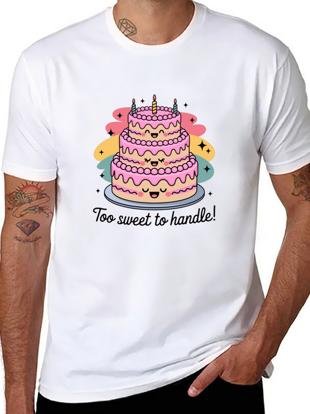 Sweet Treat Tee: Too Sweet to Handle Graphic T-Shirt