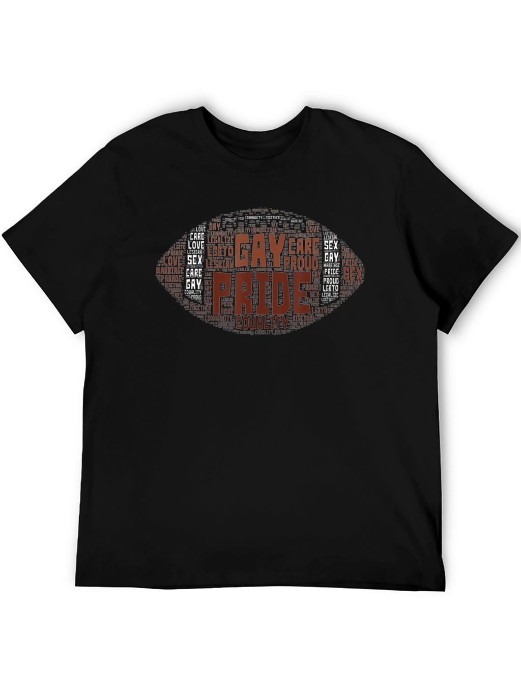 Gay Pride Word Art T-Shirt