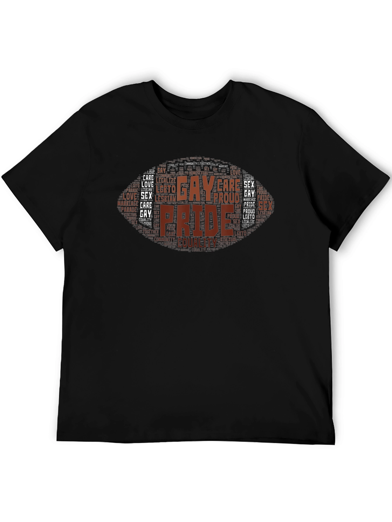 Gay Pride Word Art T-Shirt