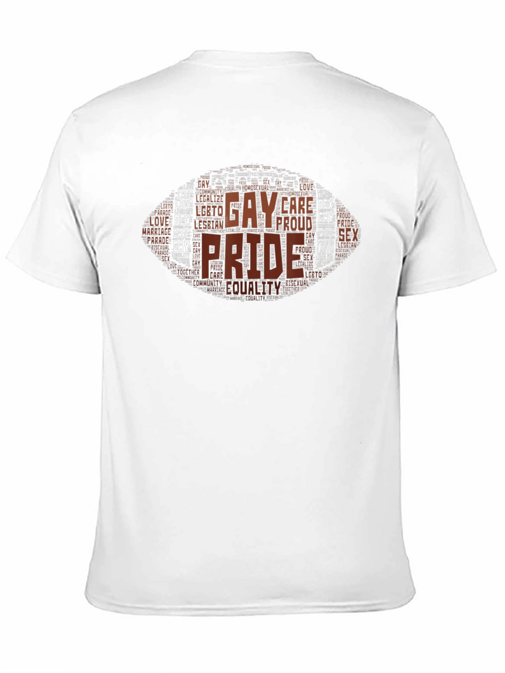 Gay Pride Word Art T-Shirt