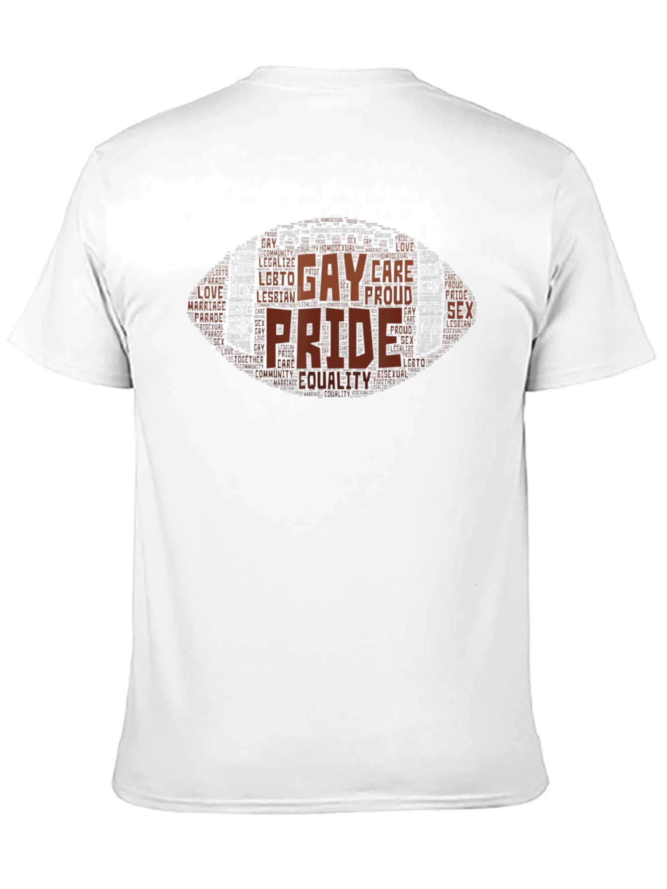 Gay Pride Word Art T-Shirt