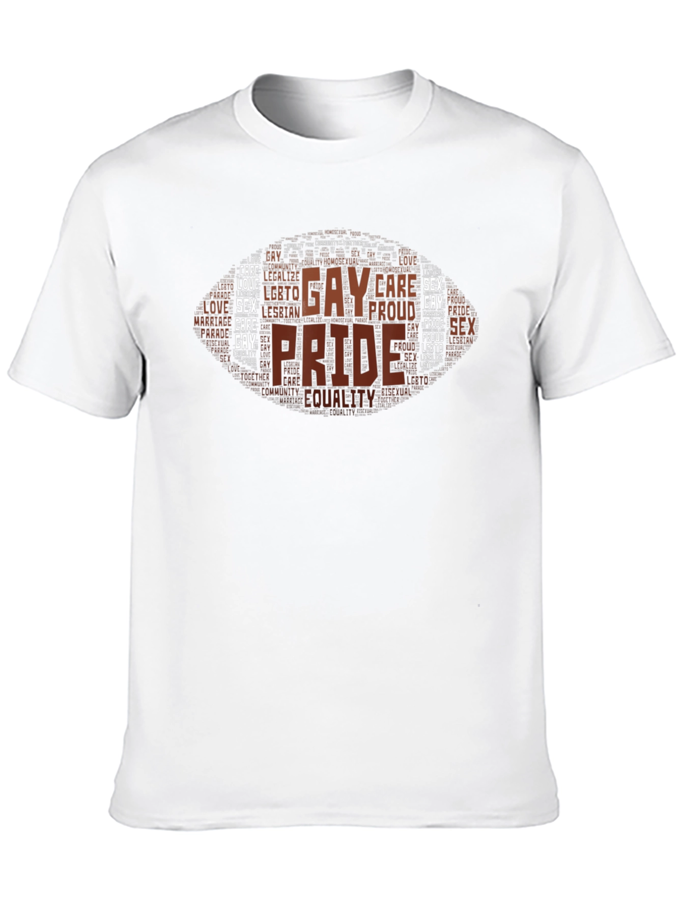 Gay Pride Word Art T-Shirt