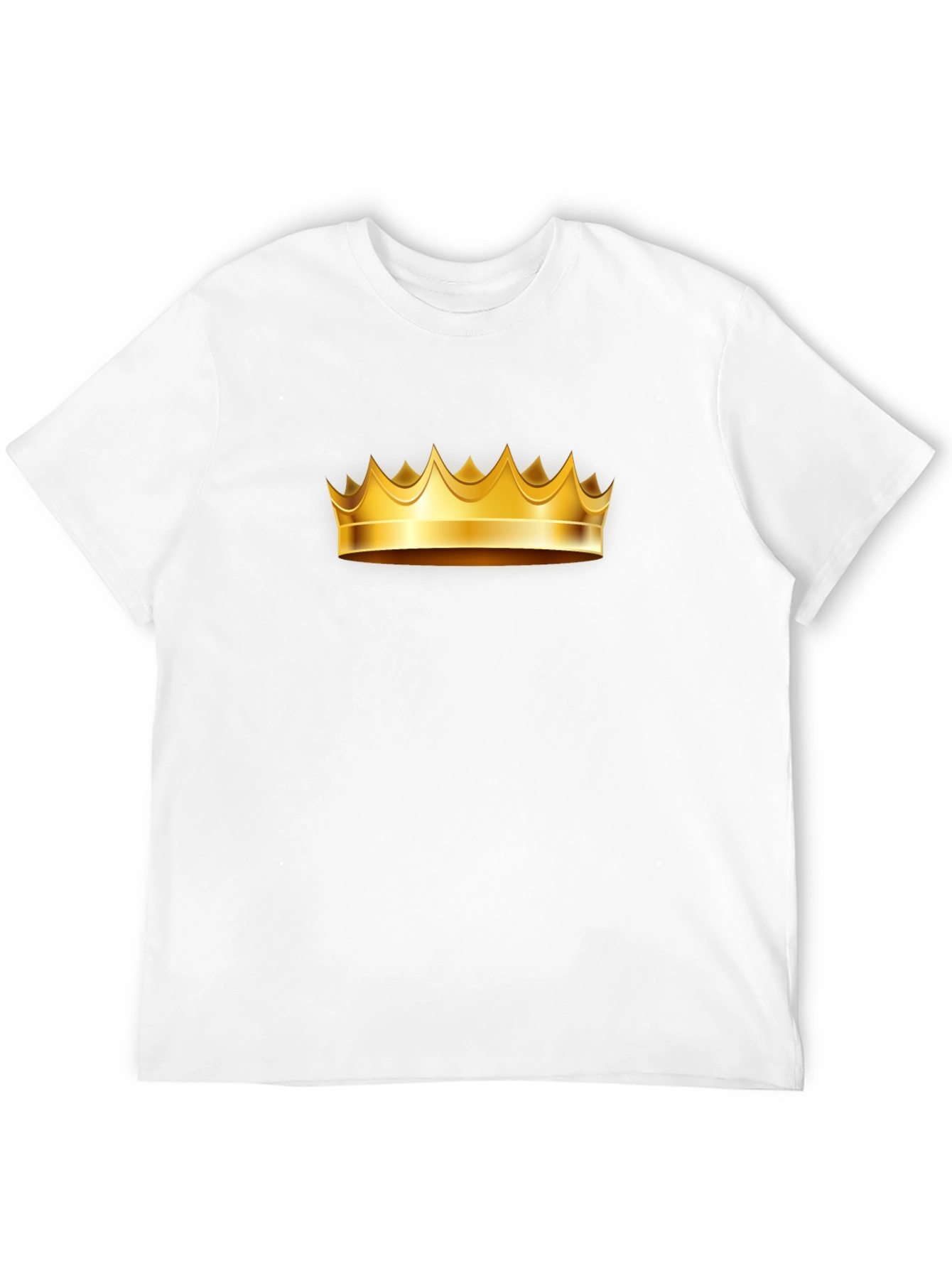Golden Crown Graphic Tee - Black