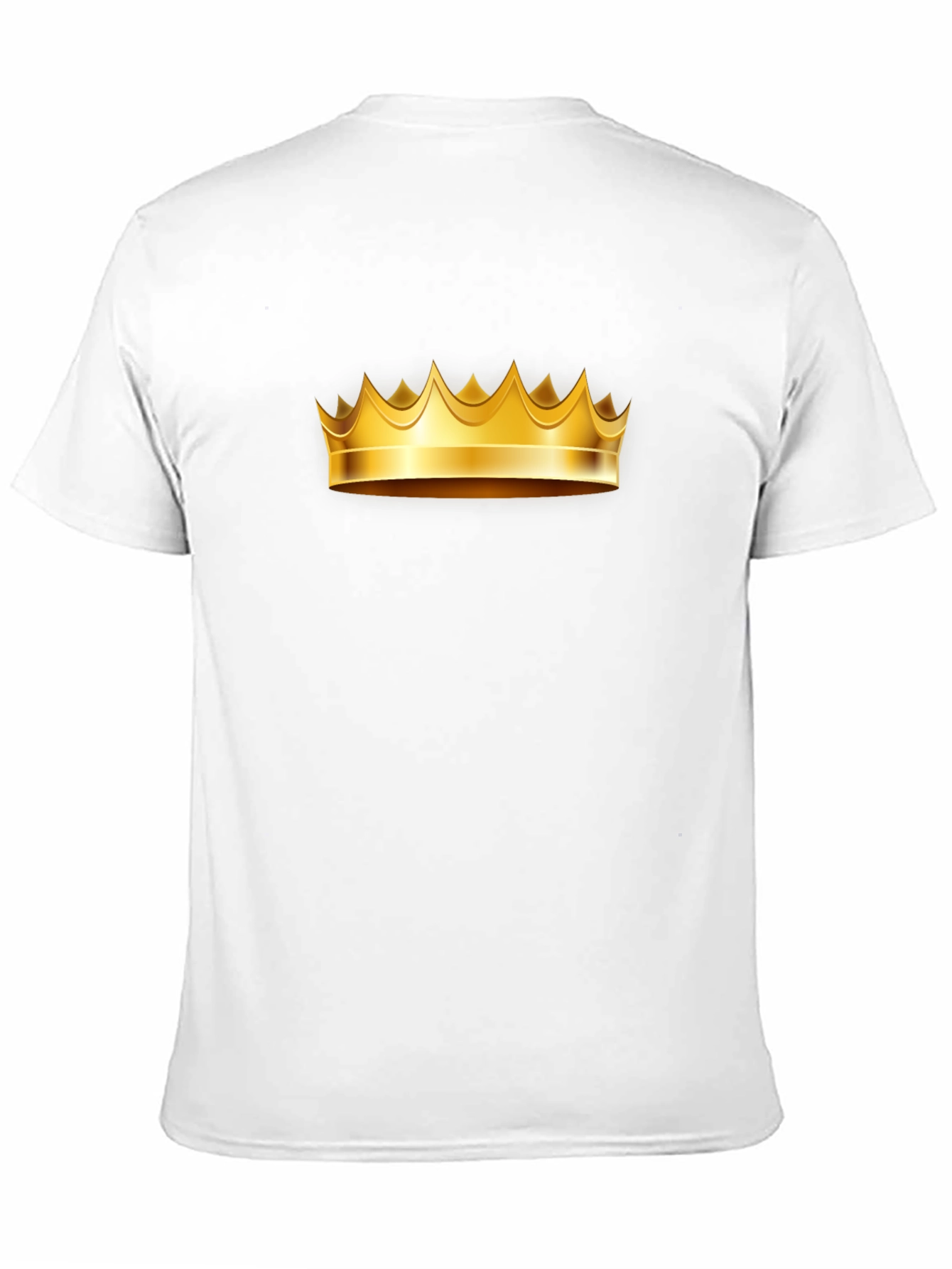 Golden Crown Graphic Tee - Black