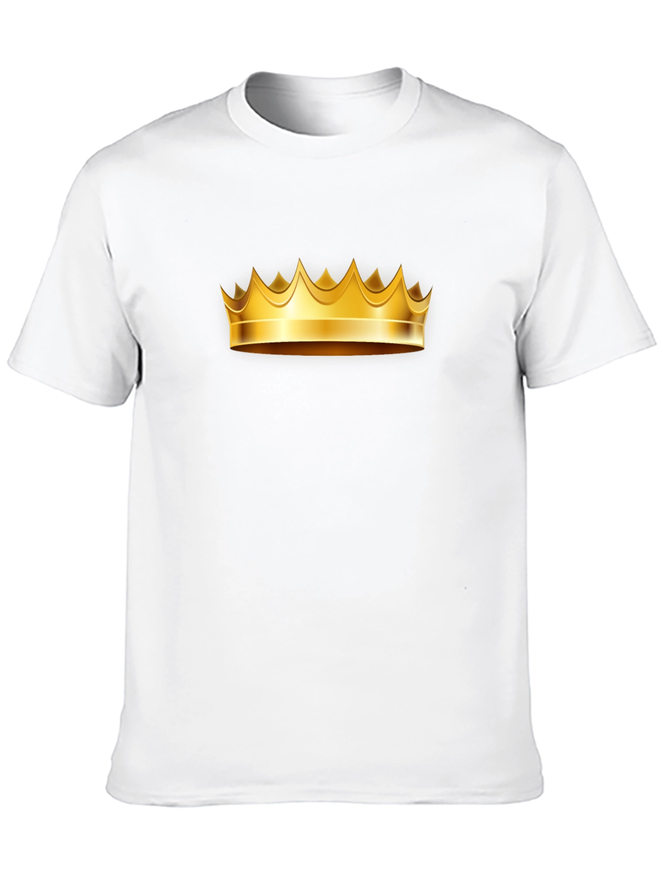 Golden Crown Graphic Tee - Black