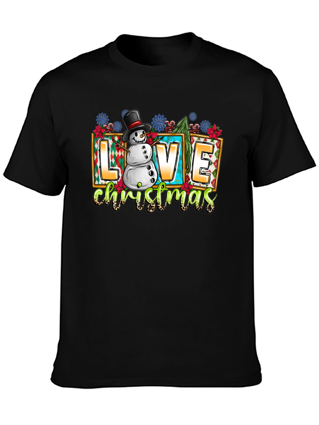 Love Christmas T-Shirt - Holiday Graphic Tee