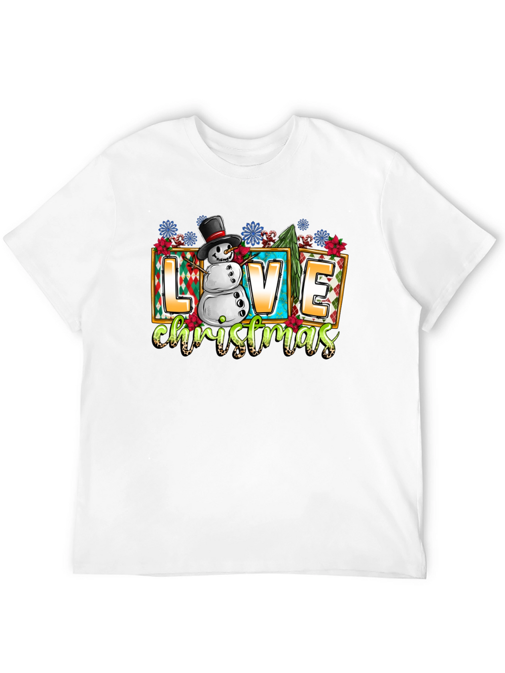 Love Christmas T-Shirt - Holiday Graphic Tee