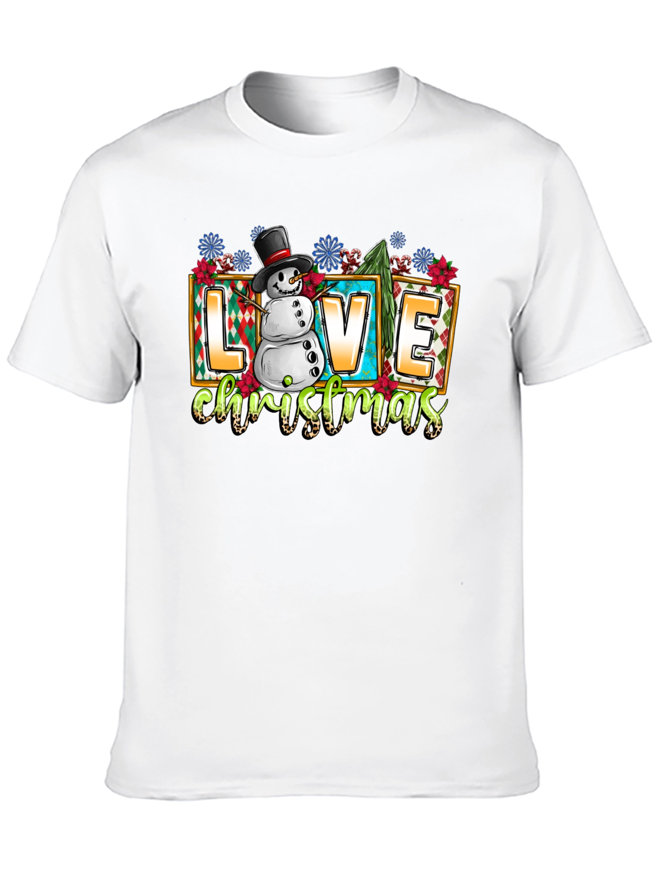 Love Christmas T-Shirt - Holiday Graphic Tee