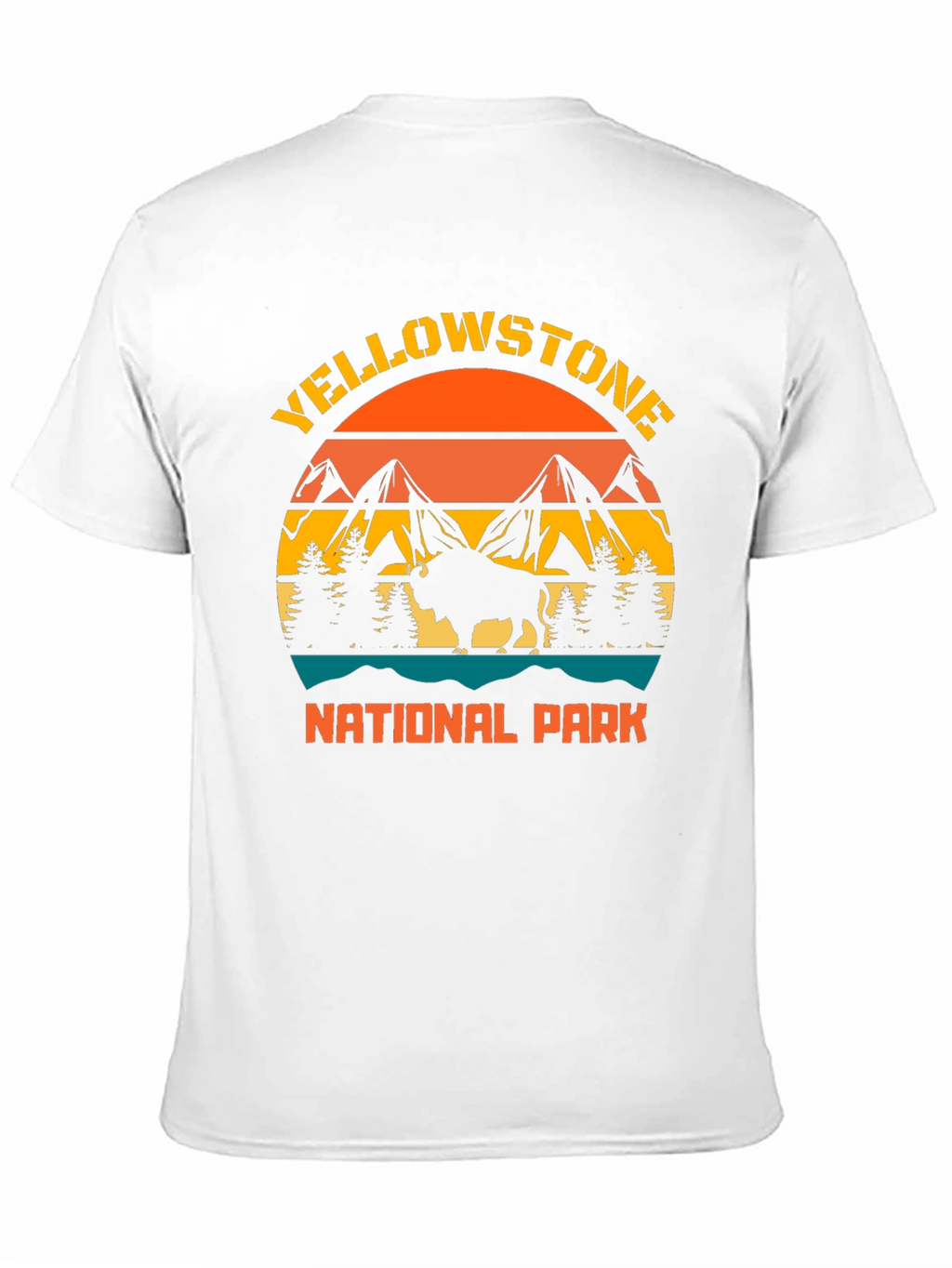 Yellowstone National Park Bison Graphic Tee