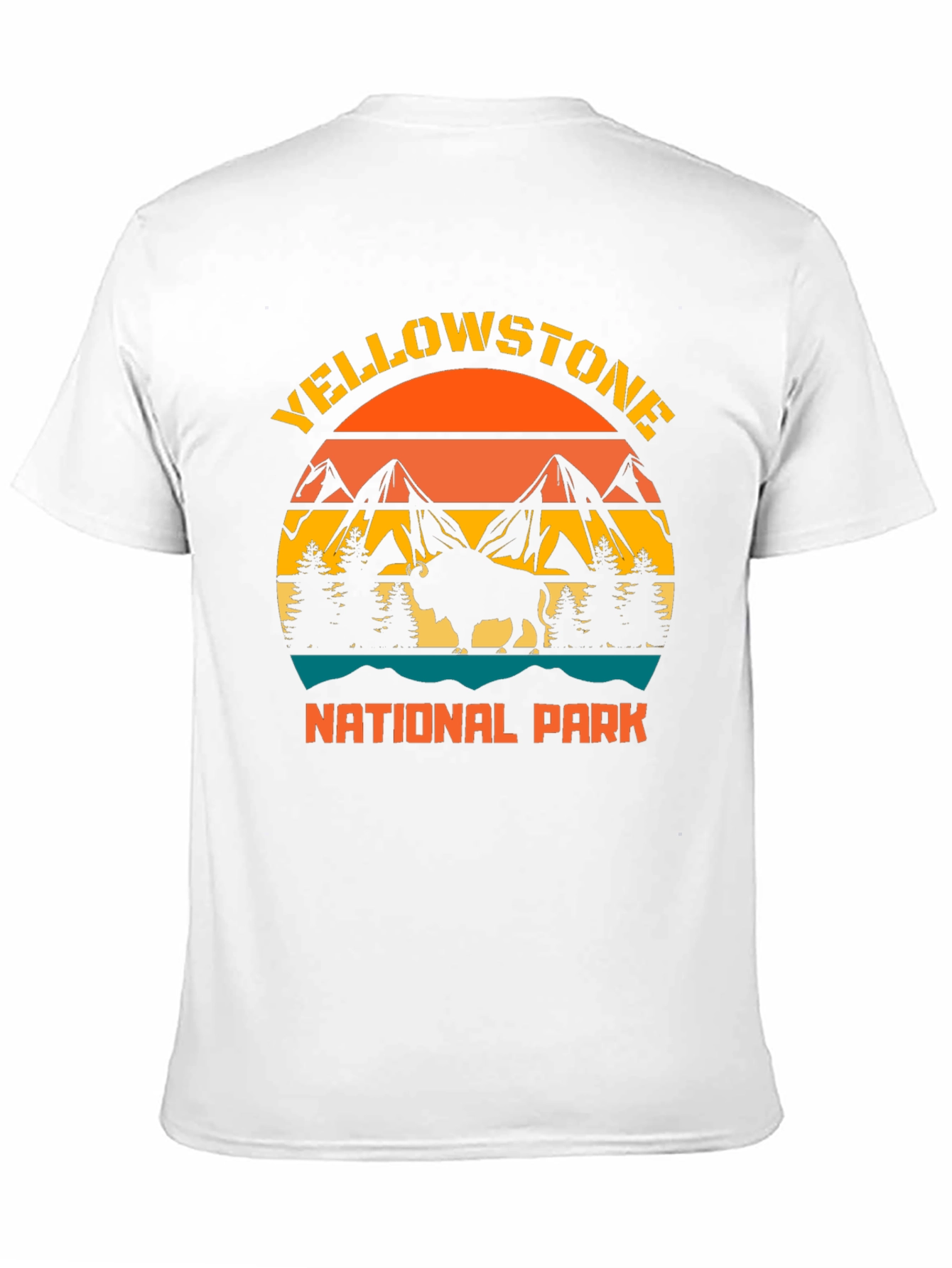 Yellowstone National Park Bison Graphic Tee
