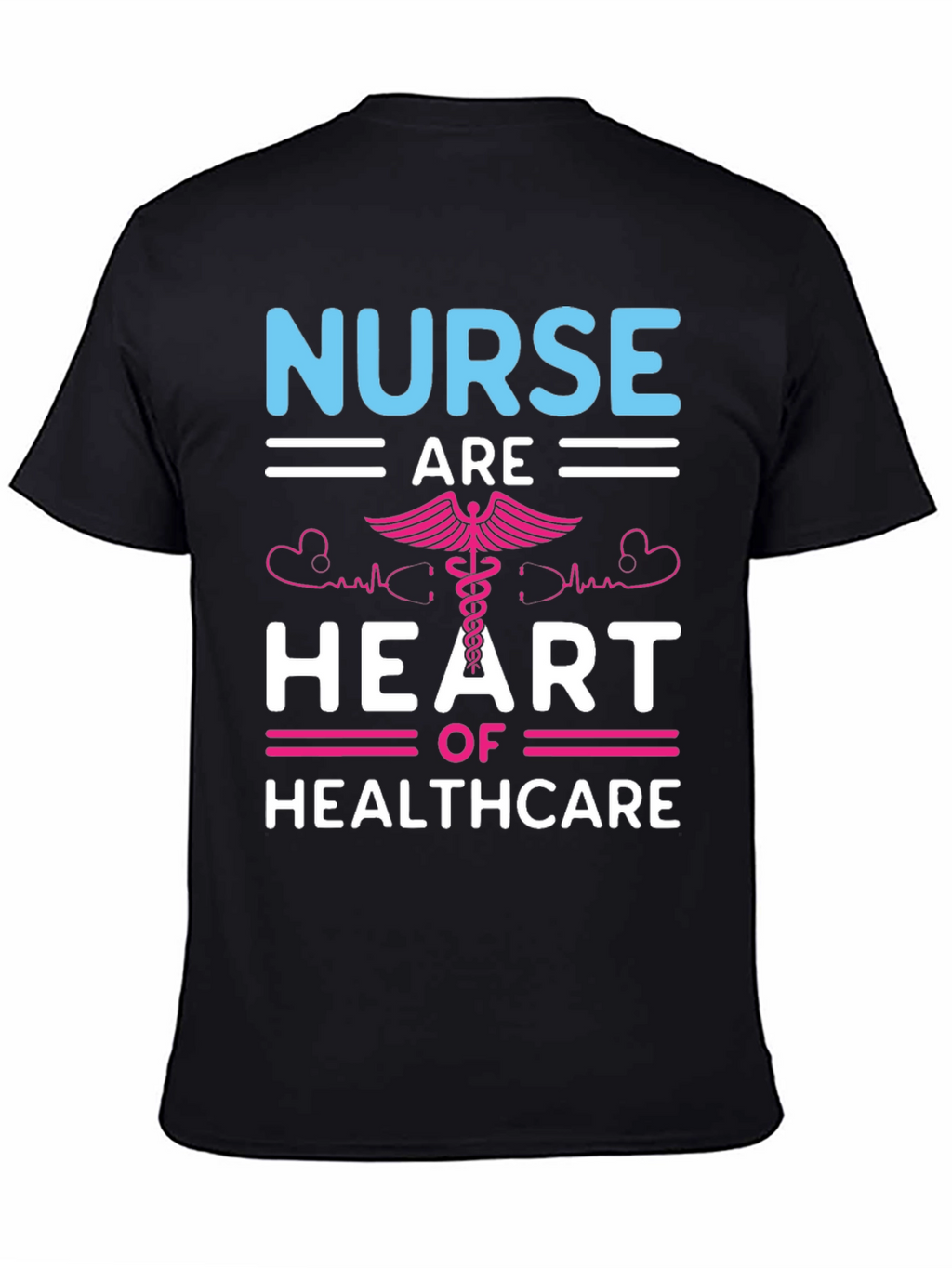 Nurse Heart of Healthcare Graphic T-Shirt