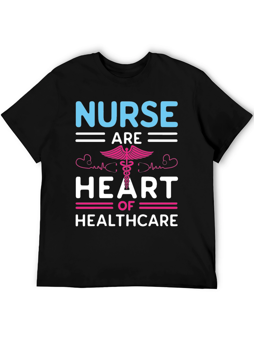 Nurse Heart of Healthcare Graphic T-Shirt