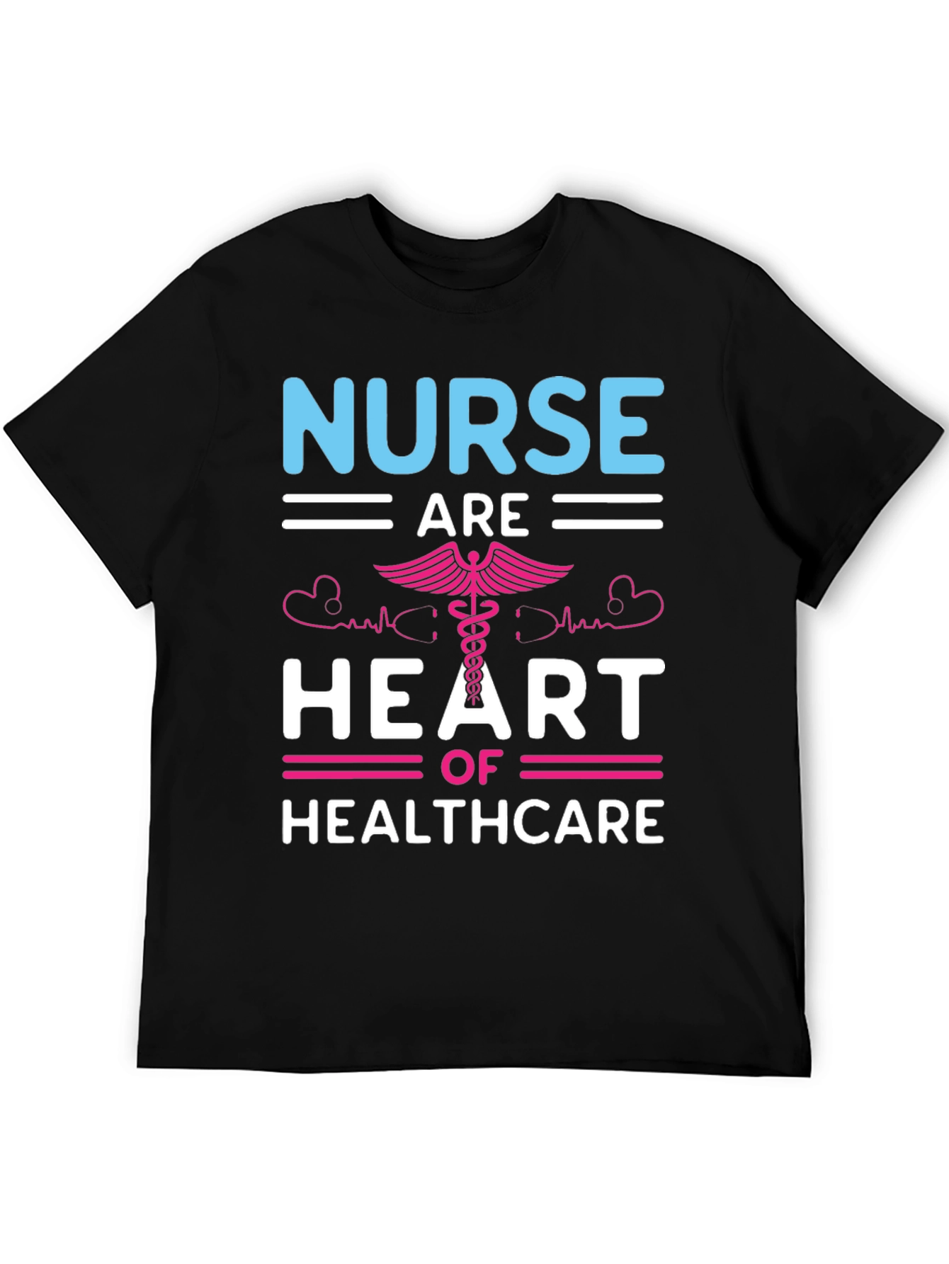 Nurse Heart of Healthcare Graphic T-Shirt